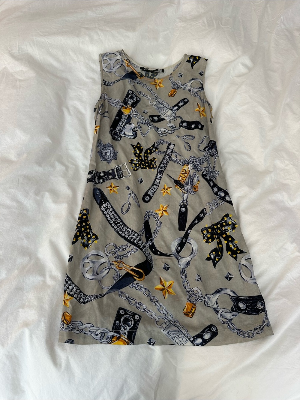 Moschino printed mini dress